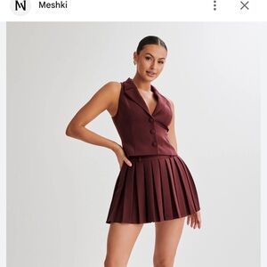 Meshki Mura Matching Skirt Set